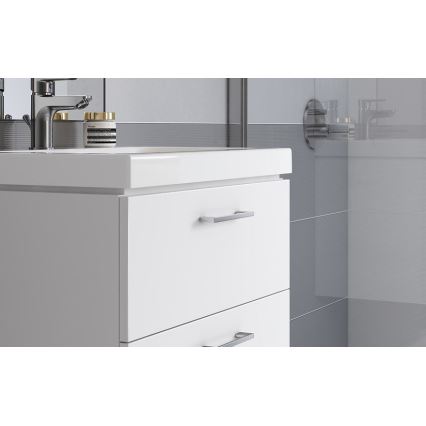 Cersanit S801-146-DSM - Wall-mounted bathroom vanity with basin LARA COMO 50x40 cm white