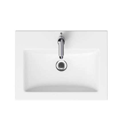 Cersanit S801-147-DSM - Hanging bathroom cabinet with a basin ELODY 46x60 cm white