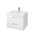Cersanit S801-147-DSM - Wall-mounted bathroom vanity with sink LARA 60x45 cm white
