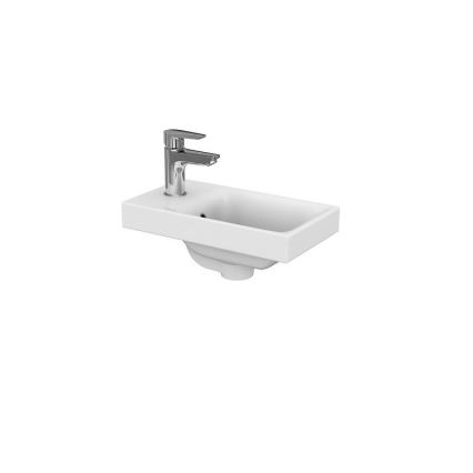 Cersanit S801-218-DSM - MODUO SLIM 40 cm glossy white wall-hung vanity unit with basin