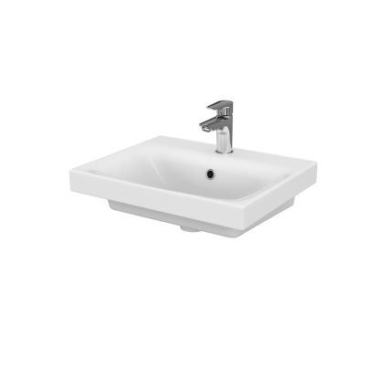 Cersanit S801-230-DSM - Hanging bathroom cabinet with a basin MEDDIE 62x50 cm white