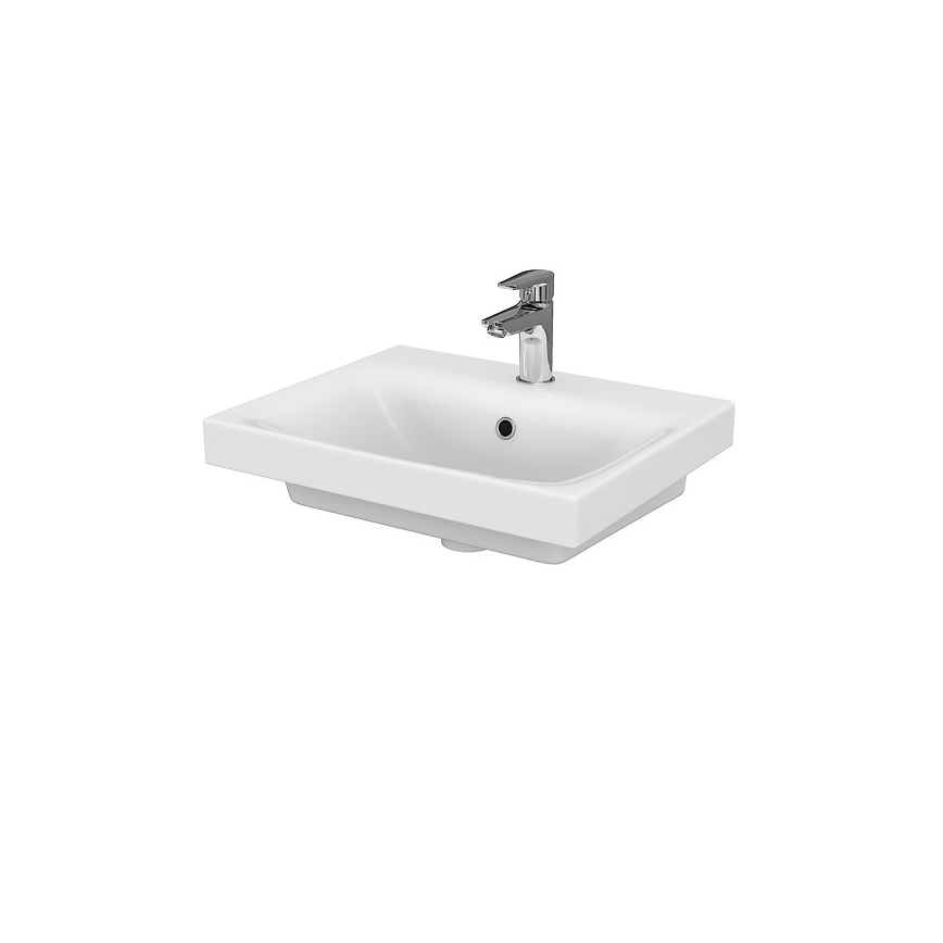 Cersanit S801-230-DSM - Hanging bathroom cabinet with a basin MEDDIE 62x50 cm white
