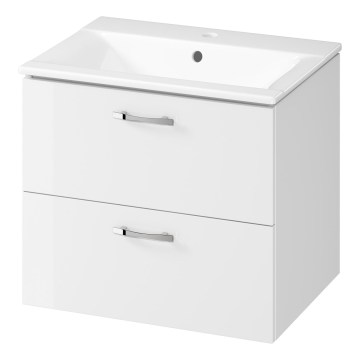 Cersanit S801-309-DSM - Wall-hung bathroom vanity with sink NIKO 60x50x45 cm white