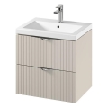 Cersanit S801-541 - TIRSO 60x60x45 cm wall-mounted bathroom cabinet with basin, beige