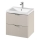Cersanit S801-541 - TIRSO 60x60x45 cm wall-mounted bathroom cabinet with basin, beige