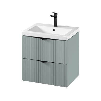 Cersanit S801-544 - TIRSO Wall-Hung Bathroom Vanity with Basin 60x60x45 cm, Mint