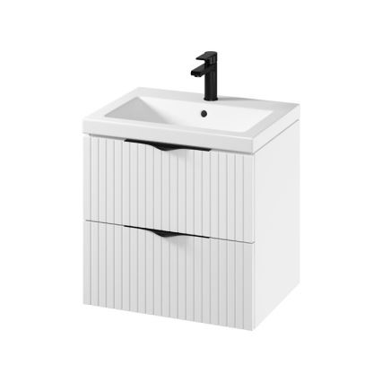Cersanit S801-545 - TIRSO Wall-hung Bathroom Vanity with Basin, 60 x 45 cm, White