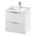 Cersanit S801-545 - TIRSO wall-hung bathroom vanity with basin, 60x60x45 cm, white