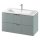 Cersanit S801-546 - Wall-hung bathroom vanity with basin TIRSO 100x60x45 cm mint