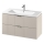 Cersanit S801-548 - TIRSO 100x45 cm Wall-Mounted Bathroom Vanity with Basin, Beige