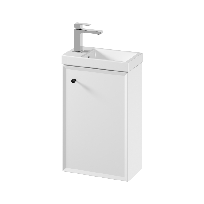 Cersanit S801-568 - MILLE 40x22 cm Wall-hung Bathroom Cabinet with Washbasin, White