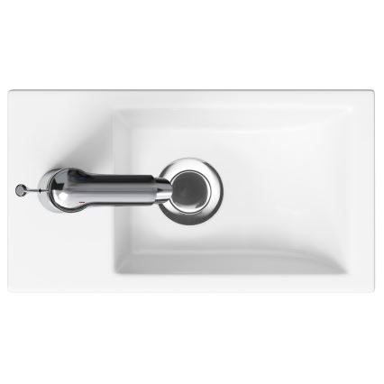 Cersanit S801-570 - MILLE wall-mounted bathroom cabinet with basin 40x62x22 cm, mint