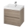 Cersanit S924-008 - CREA wall-mounted under-sink bathroom cabinet 60 x 54 x 45 cm, oak