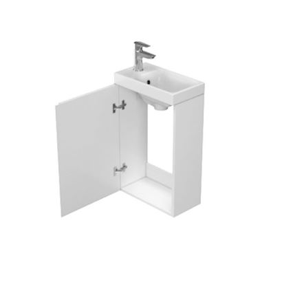 Cersanit S929-014 - Bathroom basin cabinet MODUO 59x39 cm shiny white