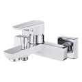 Cersanit S951-008 - Bath tap MILLE white/shiny chrome