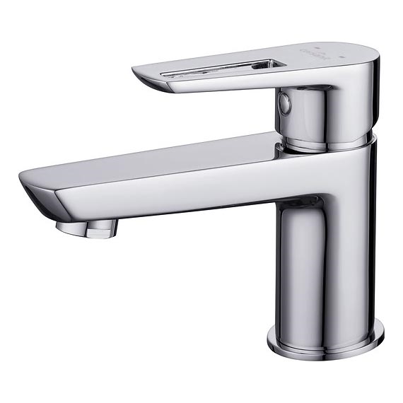 Cersanit S951-045 - Basin tap MILLE 13,4 cm shiny chrome + waste