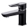 Cersanit S951-048 - Basin tap MILLE 13,4 cm black + waste