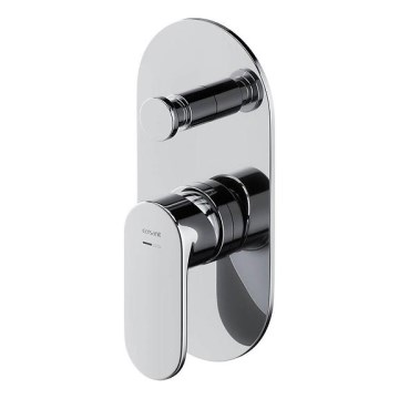 Cersanit S951-305 -Shower tap for concealed installation CREA shiny chrome