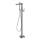 Cersanit S951-306 - Freestanding bath set with tap CREA shiny chrome