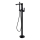 Cersanit S951-308 - Freestanding bath set with tap CREA black