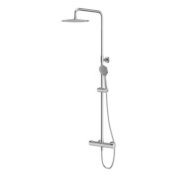 Cersanit S951-340 - Shower set with thermostatic tap CITY shiny chrome