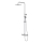 Cersanit S951-340 - Shower set with thermostatic tap CITY shiny chrome