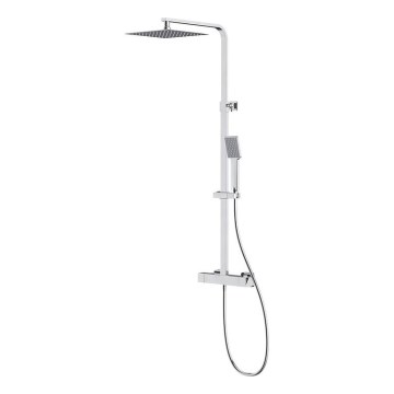 Cersanit S951-341 - Shower set with thermostatic tap CITY shiny chrome