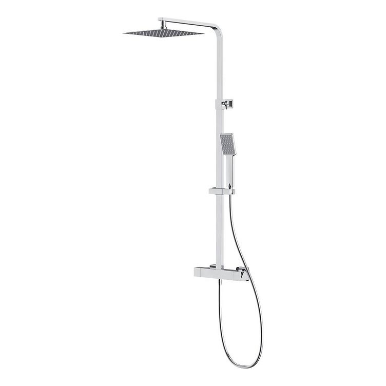Cersanit S951-341 - Shower set with thermostatic tap CITY shiny chrome