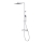 Cersanit S951-341 - Shower set with thermostatic tap CITY shiny chrome