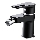 Cersanit S951-349 - Bidet tap MILLE black