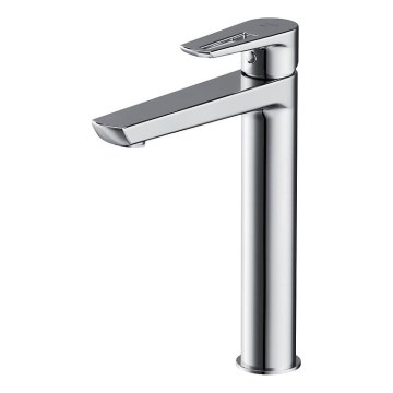 Cersanit S951-354 - Basin tap MILLE 27 cm shiny chrome + waste
