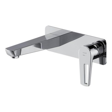 Cersanit S951-357 - Bath tap for concealed installation MILLE shiny chrome + waste