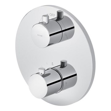 Cersanit S951-564 - Thermostatic shower tap for concealed installation ZEN shiny chrome