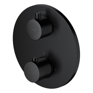 Cersanit S951-567 - Thermostatic shower tap for concealed installation ZEN black
