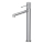 Cersanit S951-592 - Basin tap ZEN 32,2 cm shiny chrome