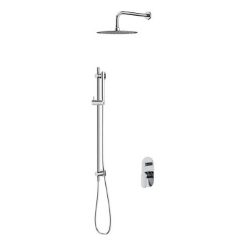 Cersanit S952-008 - Shower set with concealed tap CREA shiny chrome