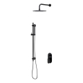 Cersanit S952-009 - Shower set with concealed tap CREA black