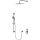 Cersanit S952-011 - Shower set with concealed tap MODUO shiny chrome