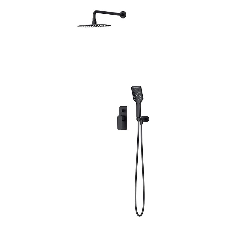 Cersanit S952-031 - Shower set with concealed tap LARGA black