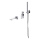 Cersanit S952-036 - Bath set with concealed tap CITY shiny chrome