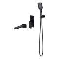 Cersanit S952-044 - Bath set with concealed tap LARGA black