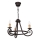 Chain chandelier FAUST 3xE14/15W/230V