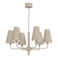 Chain Chandelier TORTOLA 6xE14/15W/230V Beige