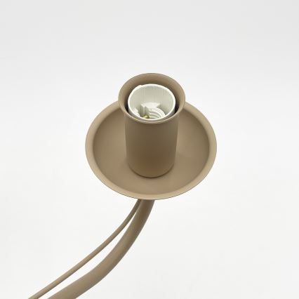 Chain-hung chandelier ANTON 6xE14/60W/230V beige
