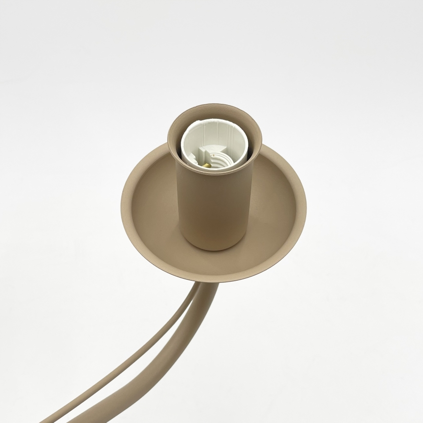 Chain-hung chandelier ANTON 6xE14/60W/230V beige
