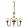 Chain-hung chandelier BUSAN 3xE27/40W/230V gold