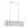 Chain-hung chandelier CRYSTALLINE 13xE14/40W/230V polished chrome