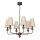 Chain-hung chandelier GRENADA 6xE14/15W/230V beige