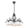 Chain-hung chandelier RETRO II 5xE27/60W/230V antracit