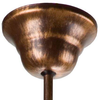 Chain-hung chandelier RETRO II 5xE27/60W/230V bronze patina